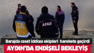 Barajda ceset ihbarı ekipleri harekete geçirdi