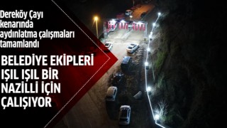 Belediye ekipleri ışıl ışıl bir Nazilli için çalışıyor