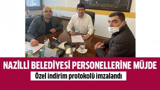 Nazilli Belediyesi personellerine müjde