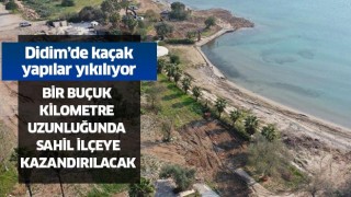 1.5 kilometre uzunluğunda sahil Didim’e kazandırılacak