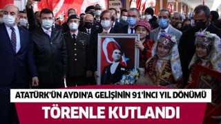 Atatürk’ün Aydın’a gelişi törenle kutlandı