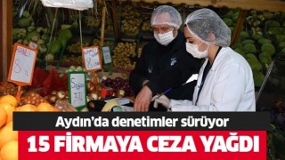 Aydın'da 15 firmaya 23 bin lira para cezası!