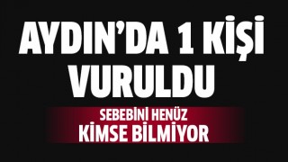 Aydın’da bir kişi vuruldu!