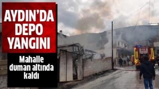 Aydın'da depo yangını!