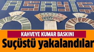  Aydın’da kahveye kumar baskını