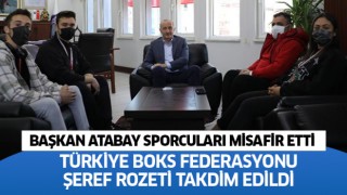 Başkan Atabay, sporcuları misafir etti