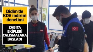 Didim’de KDV indirim denetimi