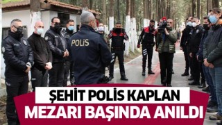 Kuşadası'nda şehit polis Kaplan anıldı