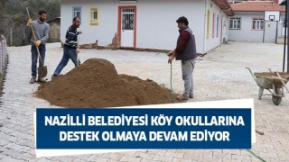 Nazilli Belediyesi’nden köy okullarına desteğe devam