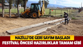 Nazilli'de geri sayım başladı