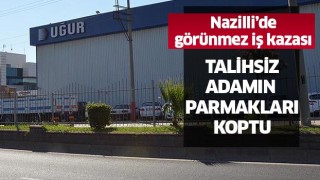 Nazilli'de iş kazası!