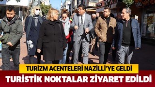 Turizm acenteleri Nazilli’nin turistik noktalarını ziyaret etti