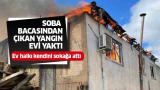 Aydın'da ev yangını!