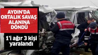 Aydın'da trafik kazası!