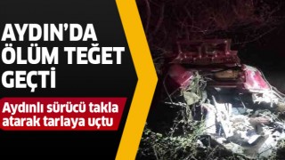 Hurdaya dönen araçtan 2 yaralı çıktı