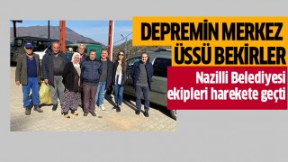 Nazilli Belediyesi deprem üssü Bekirler’de teyakkuza geçti