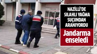 Nazilli'de silahlı yağmacı yakalandı