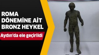 Roma dönemine ait bronz heykel ele geçirildi