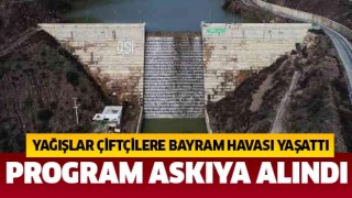 Yağışlar çiftçilere bayram havası yaşattı