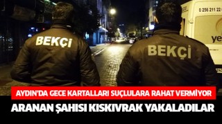 Aranan şahıs bekçilere takıldı