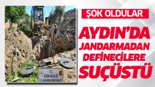 Aydın'da Jandarmadan definecilere suçüstü