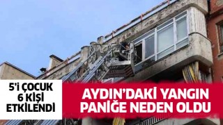 Aydın'daki yangında 6 kişi hastanelik oldu