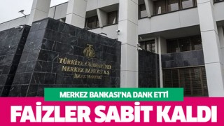 Merkez Bankası faizi yüzde 14'te sabit tuttu