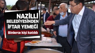 Nazilli Belediyesinden Pınarbaşı Mahallesinde ilk iftar