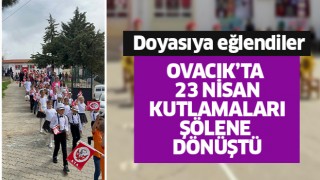 Ovacık'ta 23 Nisan kutlamaları şölene dönüştü