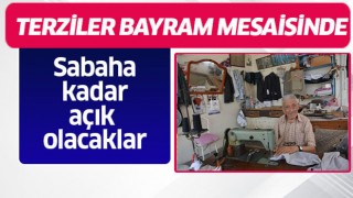 Aydın'da terzilerde bayram yoğunluğu yaşanıyor