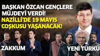 Başkan Özcan gençlere müjdeyi verdi!