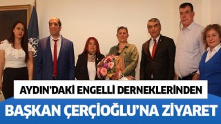 Engelli Derneklerinden Başkan Çerçioğlu'na ziyaret