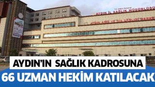 Aydın'ın sağlık kadrosuna 66 uzman hekim katılacak