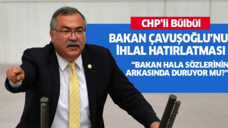 CHP'li Bülbül Bakan Çavuşoğlu'na seslendi