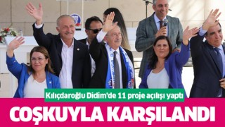 Kılıçdaroğlu Didim'de 11 projenin açılışını yaptı