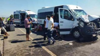Aydın'da trafik kazası: 10 yaralı