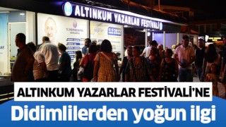 Altınkum Yazarlar Festivali'ne Didimlilerden yoğun ilgi