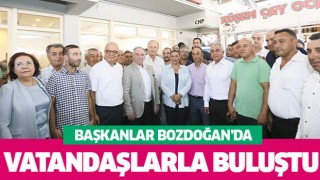 Bozdoğan'da Başkan Çerçioğlu'na yoğun ilgi