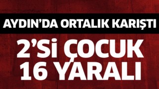 Aydın'da pompalı tüfekle saldırı: 2'si çocuk 16 yaralı!