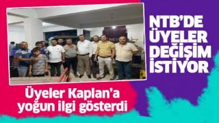 NTB'de üyelerden başkan adayı Kaplan'a büyük destek