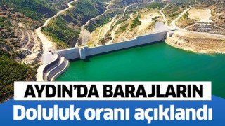 Aydın'da barajların doluluk seviyeleri açıklandı