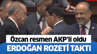 Başkan Özcan resmen AKP'li oldu
