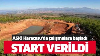 ASKİ Karacasu'da gölet çalışmalarına başladı