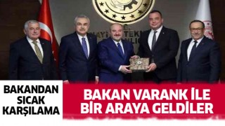 Aydın Ticaret Borsası Yönetimi Bakan Varank ile görüştü