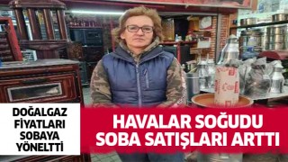 Aydın'da havalar soğudu, soba satışları arttı