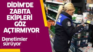 Didim'de zabıta ekiplerinin denetimleri sürüyor