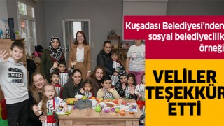 Kuşadası Belediyesi'ne öğrenci velilerinden teşekkür