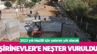 Nazilli Belediyesi Şirinevler’in yol sorununa neşter vuruyor
