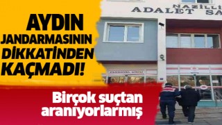 Aydın'da aranan 3 şahsı jandarma yakaladı