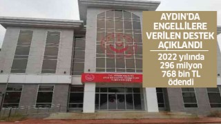 Aydın'da engellilere 296 milyon TL ödeme yapıldı